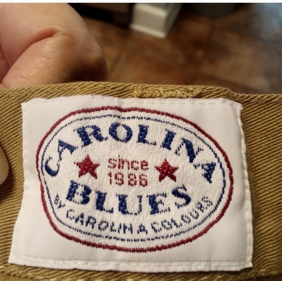 Carolina Blues Mini Skirt Women's (Junior )13Tan Denim Hi Lo Raw Hem - Picture 7 of 9